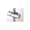 Evrensel Ayarlanabilir Duş Rayı Braketi, 25mm ABS Krom Malzeme