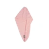 Extra Yumuşak Pamuklu Saç Havlusu - Bone Model, Pembe