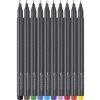 10lu Set halinde 0.4 mm Kalem, Faber-Castell Grip Finepen Kalitesi