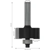 Falzfraeser Aksesuarı, 8 mm Kalınlık, 350 mm Uzunluk