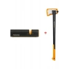Fiskars 1069109 X36 L Yarma Baltası + Balta ve Bıçak Bileyici