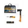 Fiskars Fireplace Set Parçalama Baltası Xs-X7 + Bileyicili Ağır İş Bıçağı + Balta ve Bıçak Bileyici