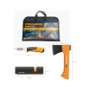 Fiskars Fireplace Set Parçalama Baltası Xxs-X5 + Bileyicili Ağır İş Bıçağı + Balta ve Bıçak Bileyici