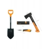 Fiskars Solid Kürek + Xs-X7 Balta + Ağır İş Bıçağı + Balta ve Bıçak Bileyici