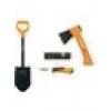 Fiskars Solid Kürek + Xxs-X5 Balta + Ağır Iş Bıçağı + Balta ve Bıçak Bileyici