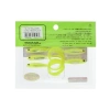 Flash-J Curly SW 2 (5 adet/paket) #137 Glow lemon/silver Olta