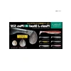 Flash-J Shad  SW 4 (5 adet/paket) #100 Whitebait/silver Olta