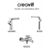 Flow Batarya Seti 3’lü Banyo-Lavabo-Eviye