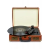Fomix FM-102 Kahverengi Hoparlörlü Bluetoothlu Pikap Plak Çalar