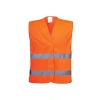 Fosforlu Turuncu Reflektörlü İkaz Yeleği