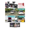 Full HD Araç İçi Kamera, Ön Arka ve İç Kayıt Özellikli Gece Görüşlü