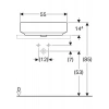 Geberit Variform Dikdörtgen Çanak Lavabo - 500.779.01.2