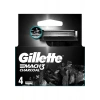 Gillette Mach3 Charcoal Tıraş Bıçağı 4 Adet Mikrofin Koruyucularla Cilt Tahrişini Azaltan