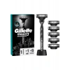 Gillette Mach3 Charcoal Tıraş Makinesi ve Yedek Bıçağı 6lı + Tıraş Bıçağı Standı