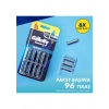 Gillette Sensor3 Yedek Tıraş Bıçağı 8 Adet Konforlu ve Pürüzsüz Tıraş İçin 3 Bıçaklı Sistem