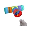 Gökkuşağı Renkli Katlanabilir Kedi ve Köpek Oyun Tüneli