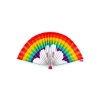 Gökkuşağı Temalı Katlanabilir Kağıt Yelpaze