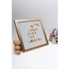 Gold Yazı Panosu ve Harf Seti, Mesaj Tahtası