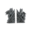 Gotik Kale Ejderhası Şeklinde Kitap Desteği, 12,5 x 4 x 20,5 cm