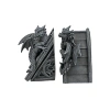 Gotik Kale Ejderhası Şeklinde Kitap Desteği, 12,5 x 4 x 20,5 cm