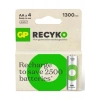 GP AA 1300 mAh Şarjlı Kalem Pil 4lü Paket GP130AAHCEMTR-4LÜ