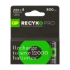 GP ReCyko Pro 800 mAh Ni-Mh 1.2 Volt AAA İnce Kalem Şarjlı Pil 4lü Paket