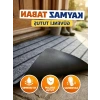 Gri Kaymaz Kapı Önü Paspası, Dayanıklı ve Su Geçirmez 45x70 cm