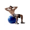 Gri Pilates Topu, Pompa Hediyeli, 65 cm Boyutunda