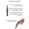 Gri Sprey Mop, 700cc Su Hazneli, 2 Mop Bezi ile