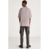 Grimelange ANDREJ Erkek Mor T-Shirt