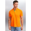 Grimelange MATHEW Erkek Turuncu Polo Yaka T-shirt