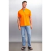 Grimelange MATHEW Erkek Turuncu Polo Yaka T-shirt