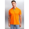 Grimelange MATHEW Erkek Turuncu Polo Yaka T-shirt