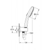 Grohe Tempesta Cube 110 El Duşu Seti 3 Fonksiyonlu (Rain, Jet, Massage) - 26910003
