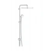 Grohe Tempesta System 250 Kare Duvara Monte Duş Sistemi, Yön Değiştiricili, Krom-Beyaz 26694000