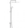 Grohe Tempesta System 250 Kare Duvara Monte Duş Sistemi, Yön Değiştiricili, Krom-Beyaz 26694000