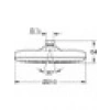 Grohe Tepe Duşu New Tempesta 21 Cm Krom - 26410000