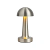 Gümüş Dokunmatik Şarjlı Masa Lambası, Dimmerli ve 3 Renk Modu