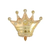 Gümüş ve Altın Kral Tacı Folyo Balon Seti