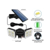 Güneş Enerjili 120 Led Aydınlatma, Şarjlı ve Hareket Sensörlü