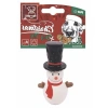 Güvenli Christmas Kar Adam Köpek Oyuncağı (15 cm)