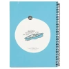 Hafif Kağıt Stickerli Defter - 80 Yaprak, 18.5x25 cm