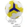 Halı saha futbol topu, hibrit sarı renkte, No:5