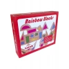 Hamaha Eğitici Ahşap Oyuncak Ahşap Gökkuşağı Rainbow Blokları 24 Parça Rainbow