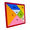 Hamaha Eğitici Ahşap Oyuncak | Tutmalı Ahşap Mega Tangram 28 cm x 28 cm