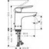 Hansgrohe 71178000 Hg Logis E Lb 100 K.dalı / Krom