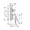 Hansgrohe Hg Talis® E Tek Kollu Banyo Bataryası Ankastre - 71745670