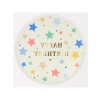 - Happy Birthday Stars Dinner Plates - Happy Birthday Yıldızlar Tabalar (L) (x8)