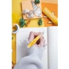 Hardal Sarısı Desenli Defter Seti