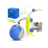 Hareketli Akıllı Kedi Topu, 3 Modlu, USB Şarjlı, 5 cm